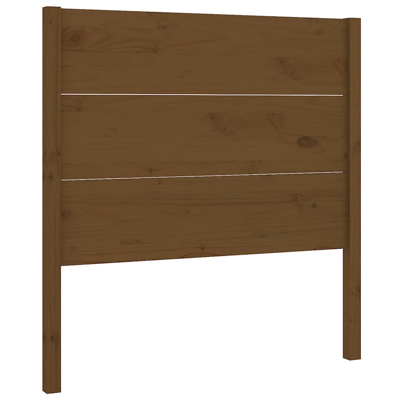 Tăblie de pat, maro miere, 81x4x100 cm, lemn masiv de pin