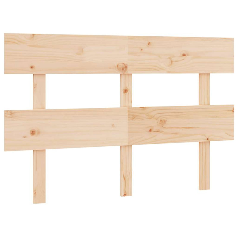 Tăblie de pat, 124x3x81 cm, lemn masiv de pin