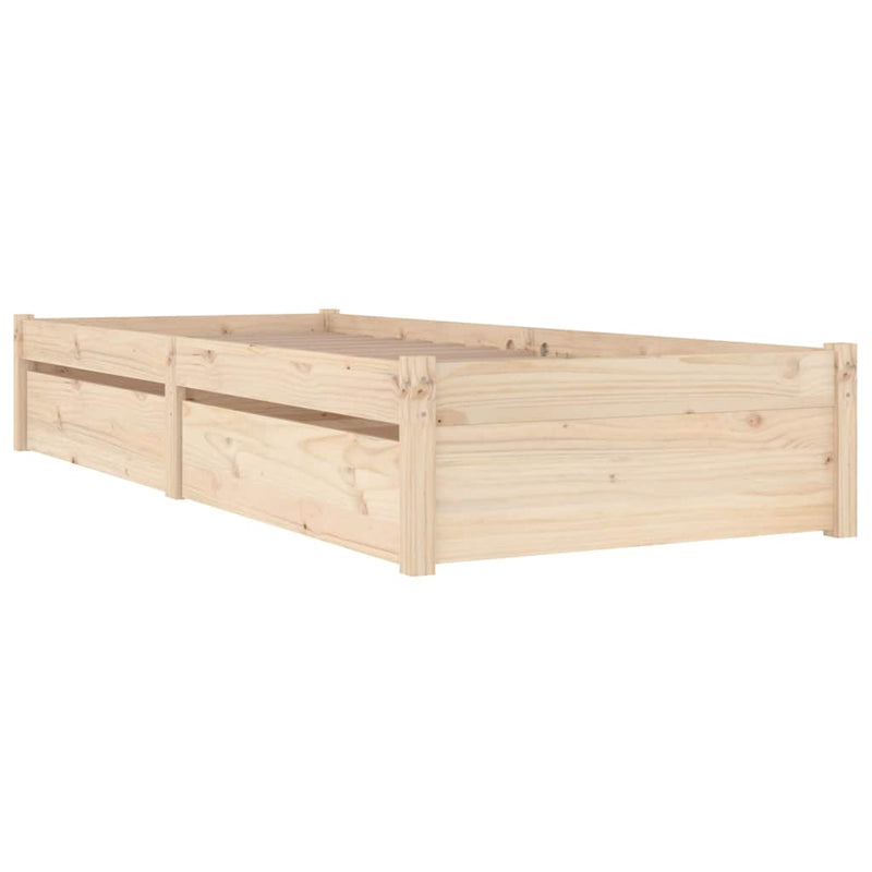 Cadru de pat cu sertare Small Single, 75x190 cm