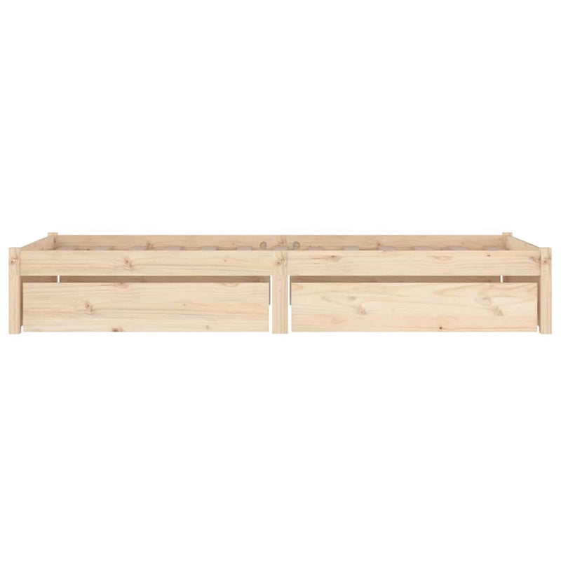 Cadru de pat cu sertare Small Single, 75x190 cm