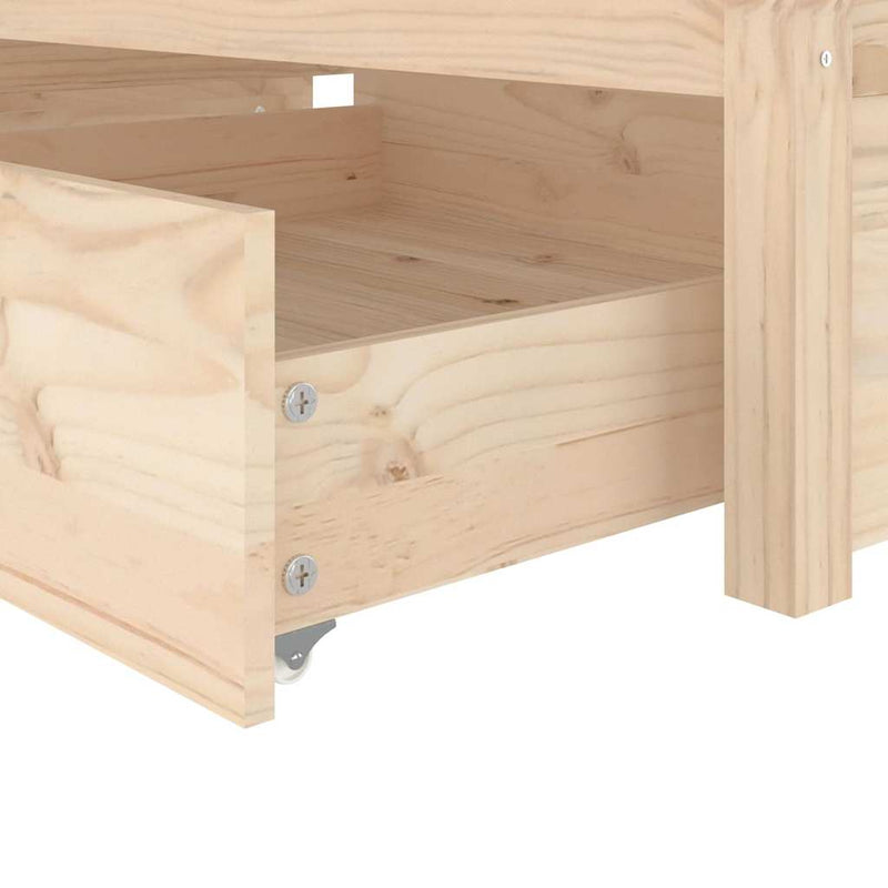 Cadru de pat cu sertare Small Single, 75x190 cm