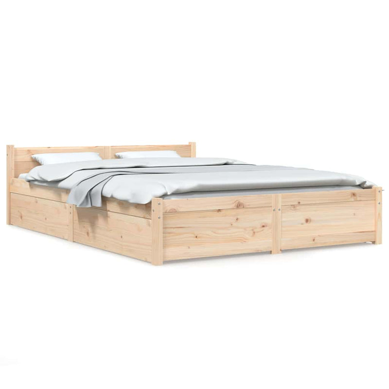 Cadru de pat cu sertare Double, 135x190 cm
