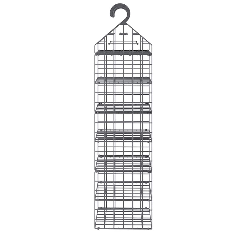 Organizator pentru dulap suspendat, cu 7 rafturi