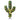 Cactus de Crăciun cu suport și LED, verde, 210 cm, PVC