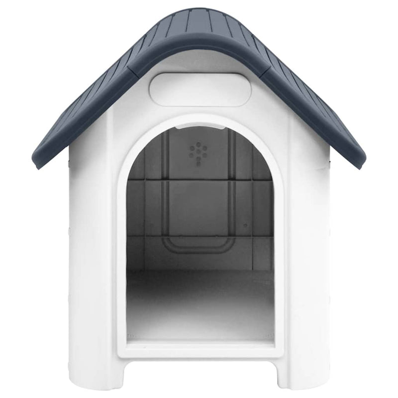Cușcă pentru câini gri 59x75x66 cm polipropilenă