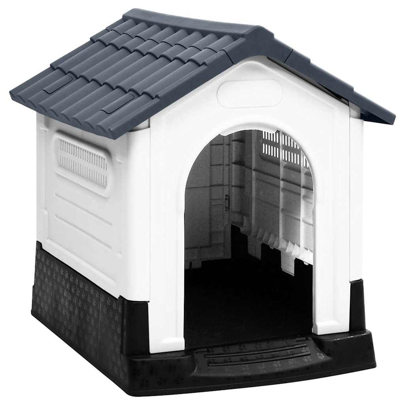 Cușcă pentru câini gri 57x68x66 cm polipropilenă