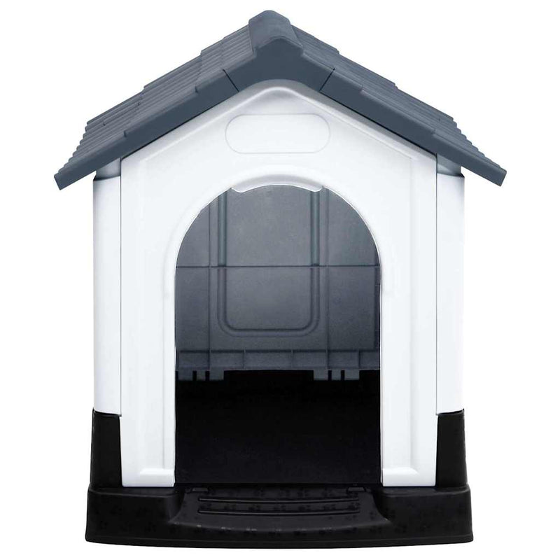 Cușcă pentru câini gri 57x68x66 cm polipropilenă