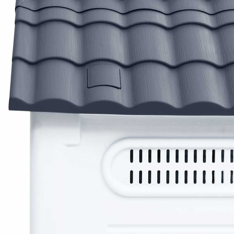 Cușcă pentru câini gri 57x68x66 cm polipropilenă