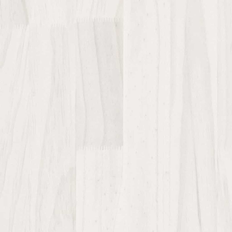 Cadru de pat single, alb, 90x190 cm, lemn masiv de pin