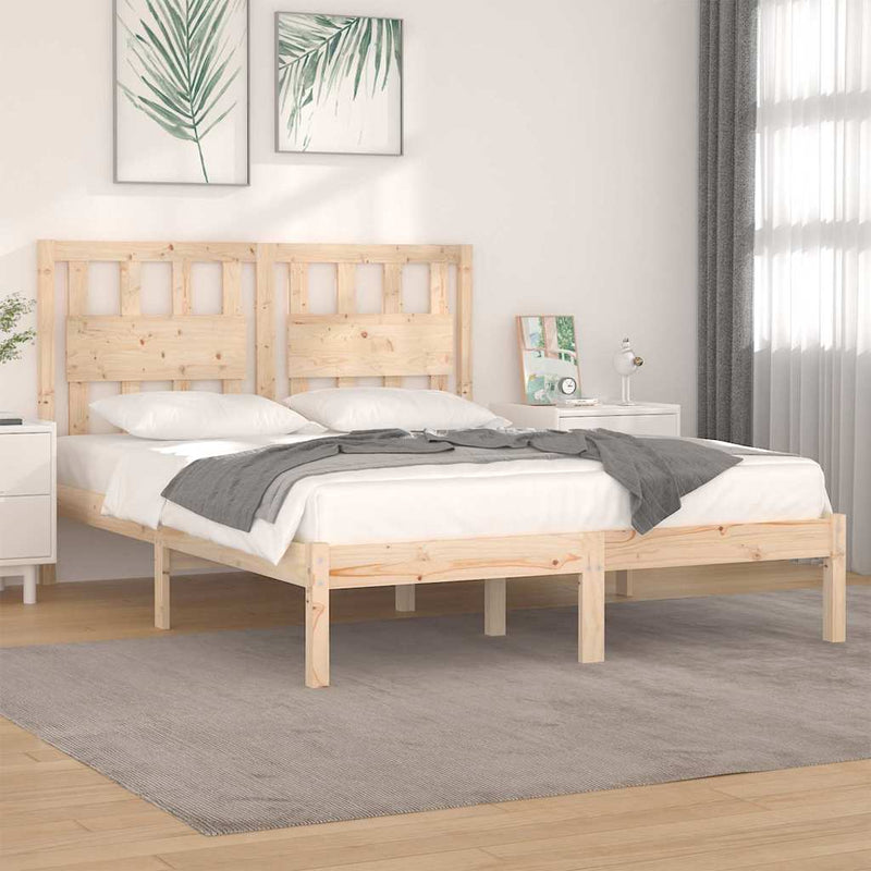Cadru de pat Super King, 180x200 cm, lemn masiv de pin