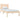 Cadru de pat mic single, 75x190 cm, lemn masiv