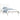 Cadru de pat mic single, alb, 75x190 cm, lemn masiv de pin