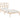 Cadru de pat mic single, 75x190 cm, lemn masiv