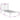 Cadru de pat mic single, 75x190 cm, lemn masiv