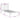 Cadru de pat single, alb, 90x190 cm, lemn masiv