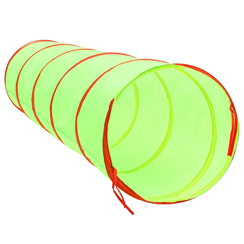 Tunel de joacă pt copii, 250 bile, verde, 175 cm, poliester