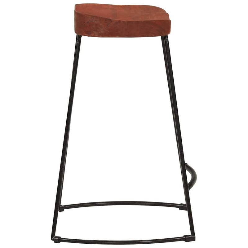 Scaune de bar Gavin 2 buc. 45x40x63 cm lemn masiv de mango