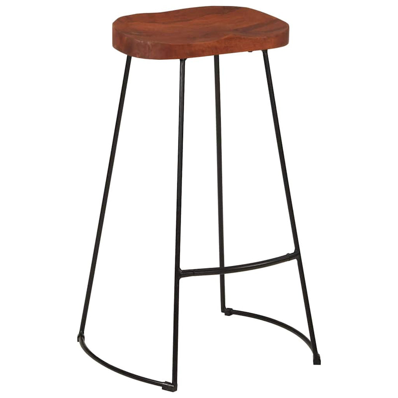Scaune de bar Gavin 2 buc. 50x40x78 cm lemn masiv de mango