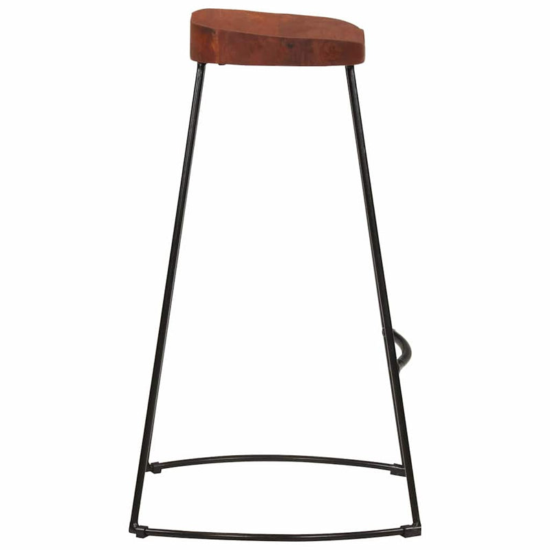 Scaune de bar Gavin 2 buc. 50x40x78 cm lemn masiv de mango