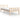 Cadru de pat mic single, 75x190 cm, lemn masiv