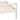 Cadru de pat King Size, alb, 150x200 cm, lemn masiv