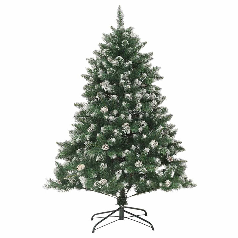 Brad de Crăciun artificial cu suport, 120 cm, PVC