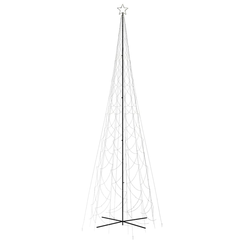 Brad de Crăciun conic, 3000 LED-uri, alb cald, 230x800 cm