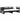 Pat de zi extensibil, negru, 2x(90x190) cm, lemn masiv de pin