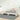 Pat extensibil de zi, alb, 2x(80x200) cm, lemn masiv de pin