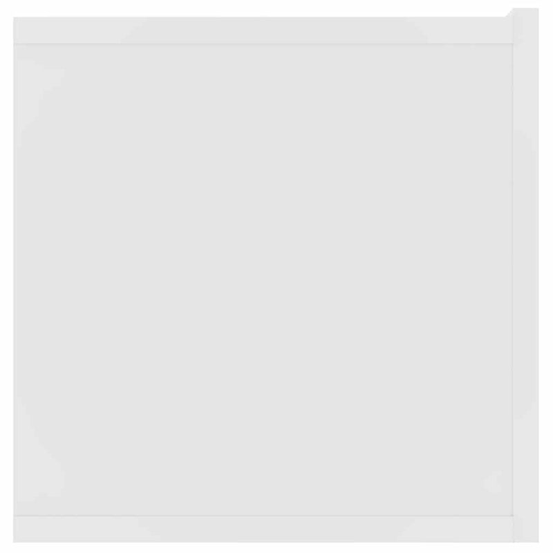 Comode TV, 2 buc., alb, 80x30x30 cm, lemn prelucrat