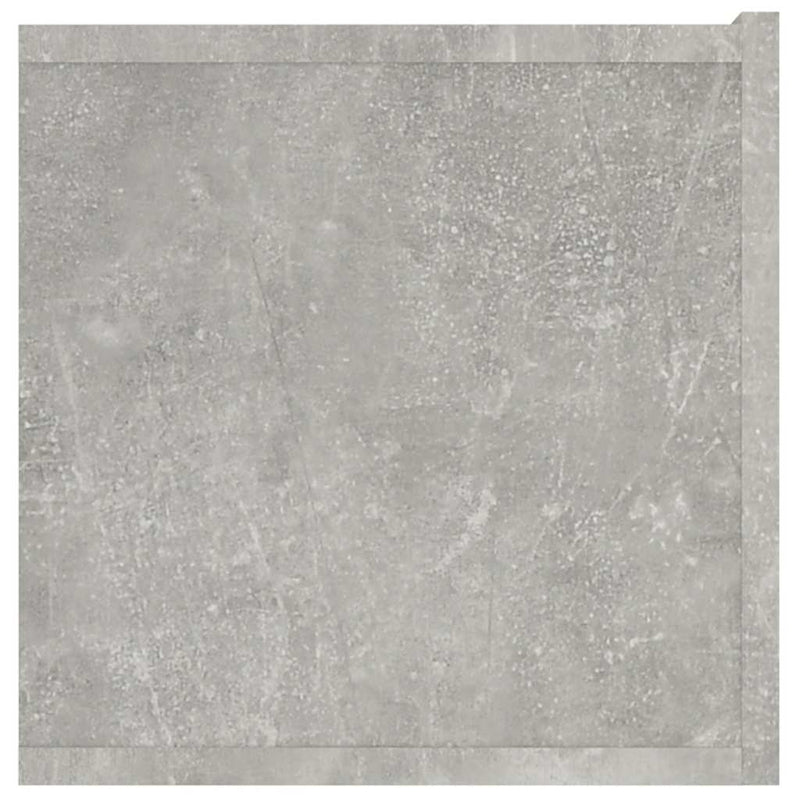Comode TV, 2 buc., gri beton, 80x30x30 cm, lemn compozit