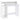 Birou cu lumini LED, alb, 97x90x45 cm lemn compozit