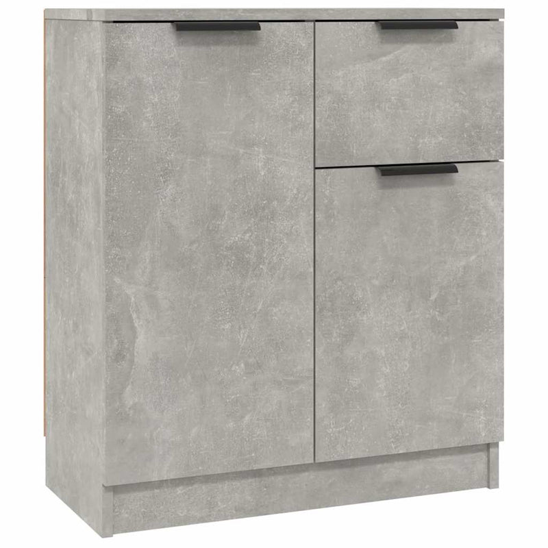 Dulap, gri beton, 60x30x70 cm, lemn prelucrat