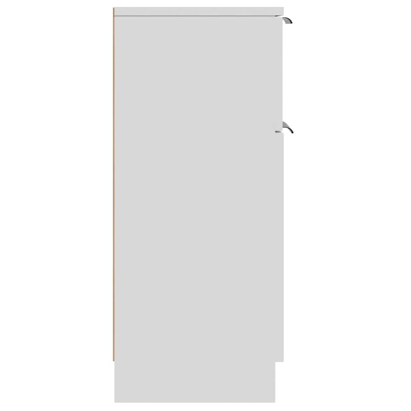 Dulap, alb, 30x30x70 cm, lemn prelucrat