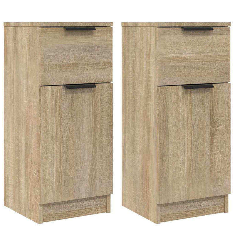 Dulapuri, 2 buc., stejar sonoma, 30x30x70 cm, lemn compozit