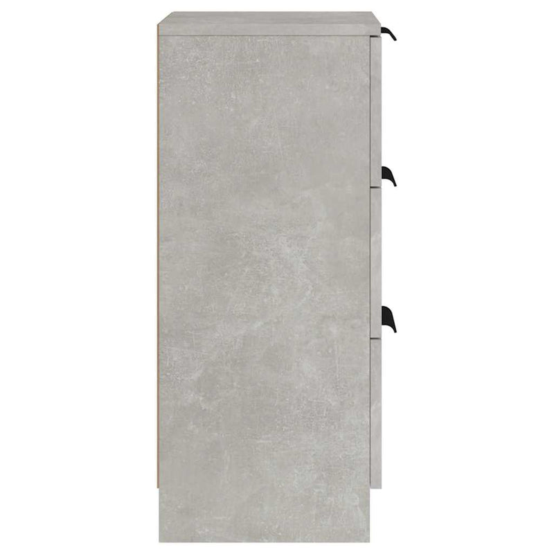 Dulap, gri beton, 30x30x70 cm, lemn compozit