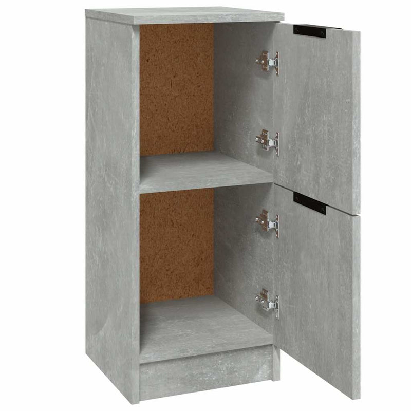 Dulap, gri beton, 30x30x70 cm, lemn compozit