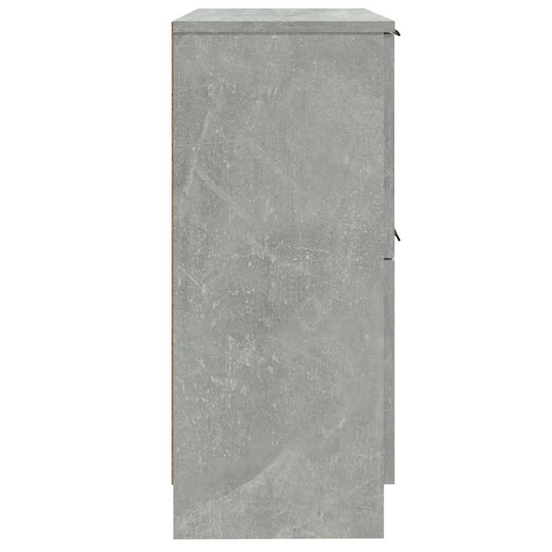 Dulap, gri beton, 30x30x70 cm, lemn compozit