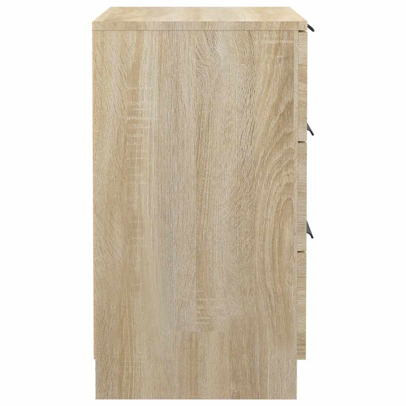 Noptiere, 2 buc., stejar sonoma, 40x36x65 cm