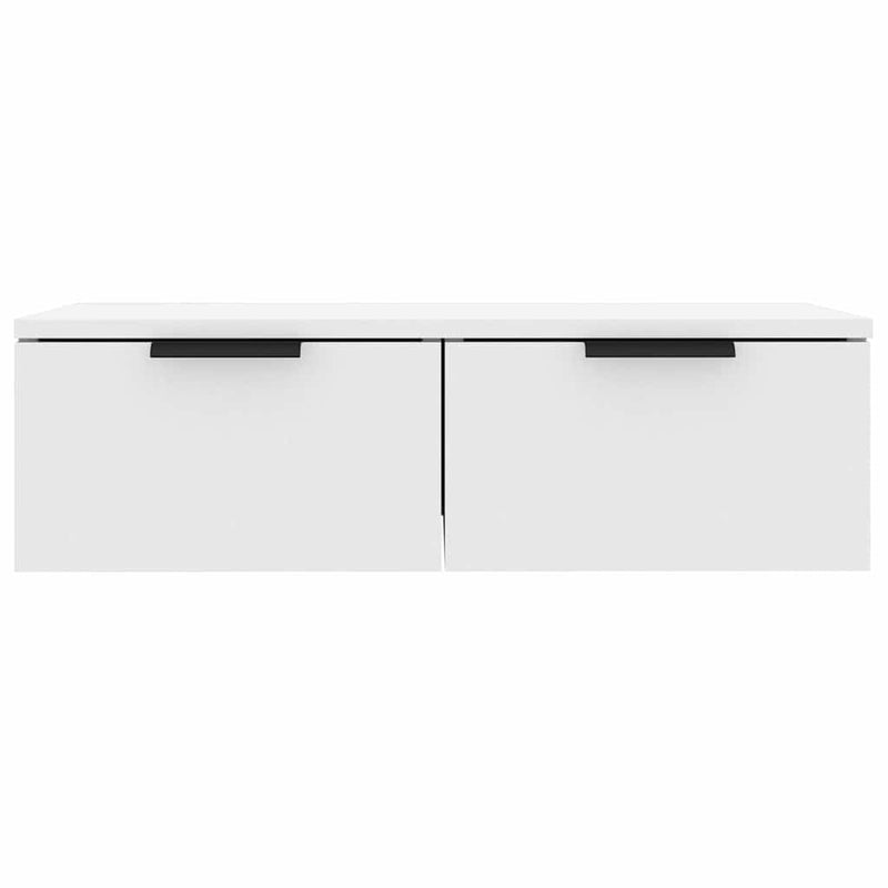 Dulap de perete, alb, 68x30x20 cm, lemn prelucrat