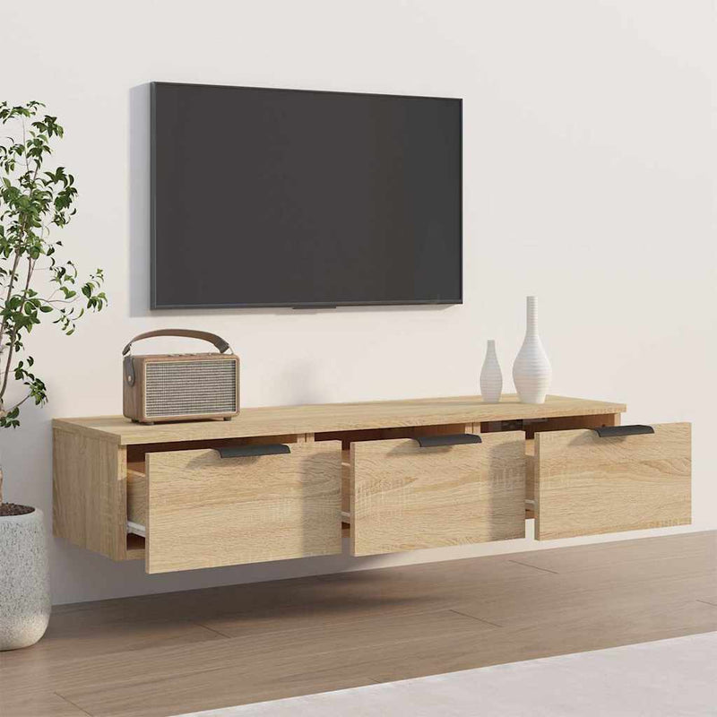 Dulap de perete, stejar sonoma, 102x30x20 cm, lemn compozit
