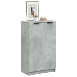 Pantofar, gri beton, 59x35x100,5 cm, lemn compozit