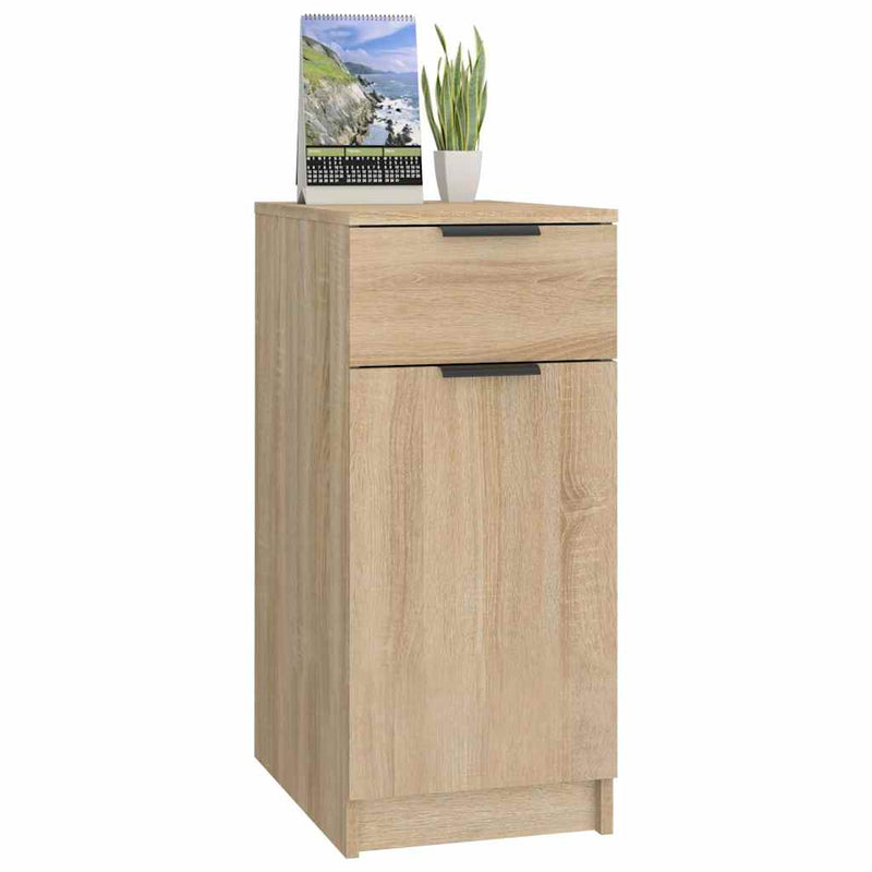 Dulap de birou, stejar sonoma, 33,5x50x75 cm, lemn prelucrat