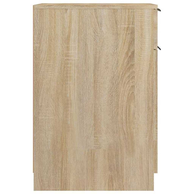 Dulap de birou, stejar sonoma, 33,5x50x75 cm, lemn prelucrat