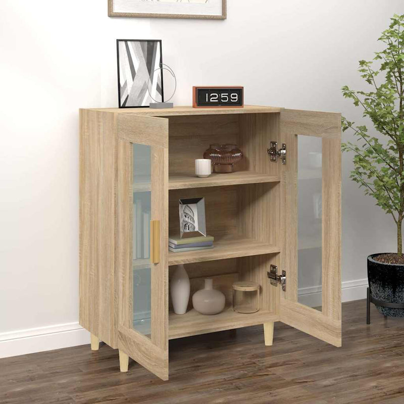 Dulap, stejar sonoma, 69,5x34x90 cm, lemn compozit