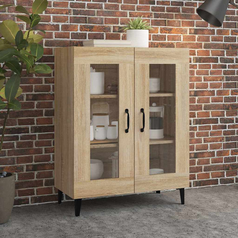 Dulap, stejar sonoma, 69,5x34x90 cm, lemn compozit