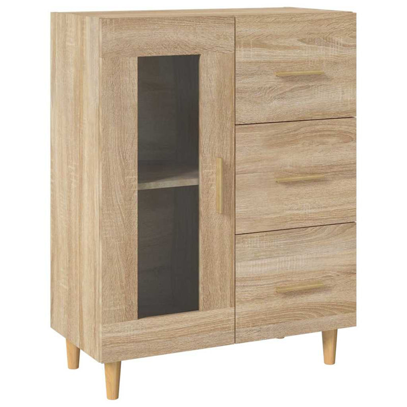 Dulap, stejar sonoma, 69,5x34x90 cm, lemn compozit