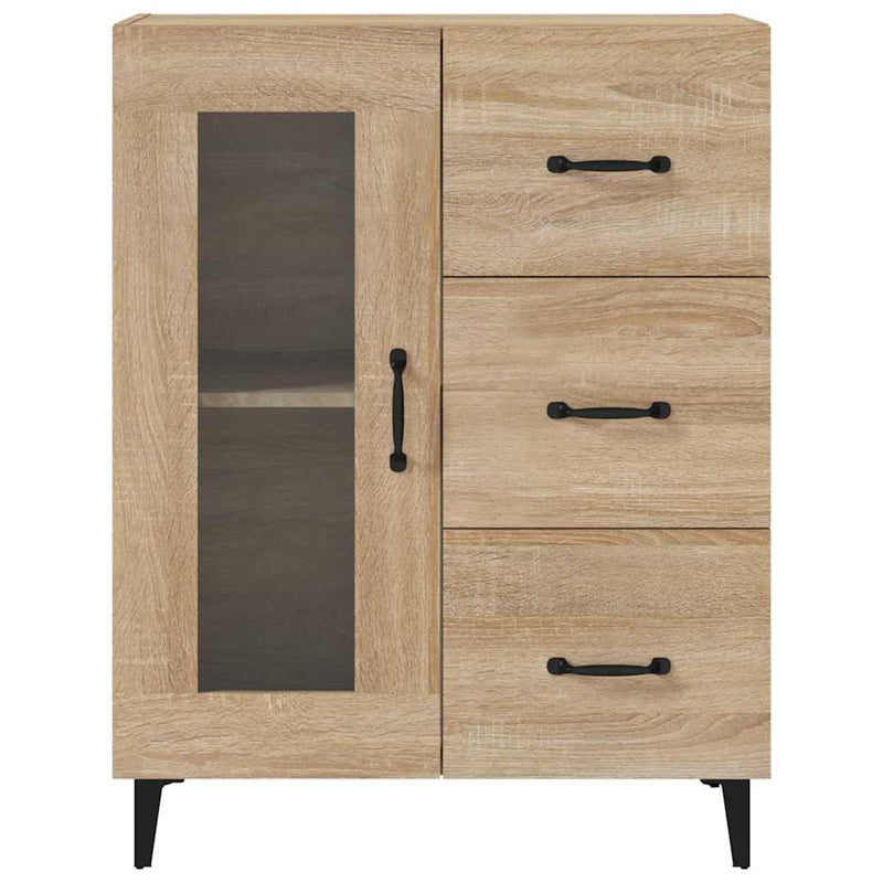 Dulap, stejar sonoma, 69,5x34x90 cm, lemn compozit