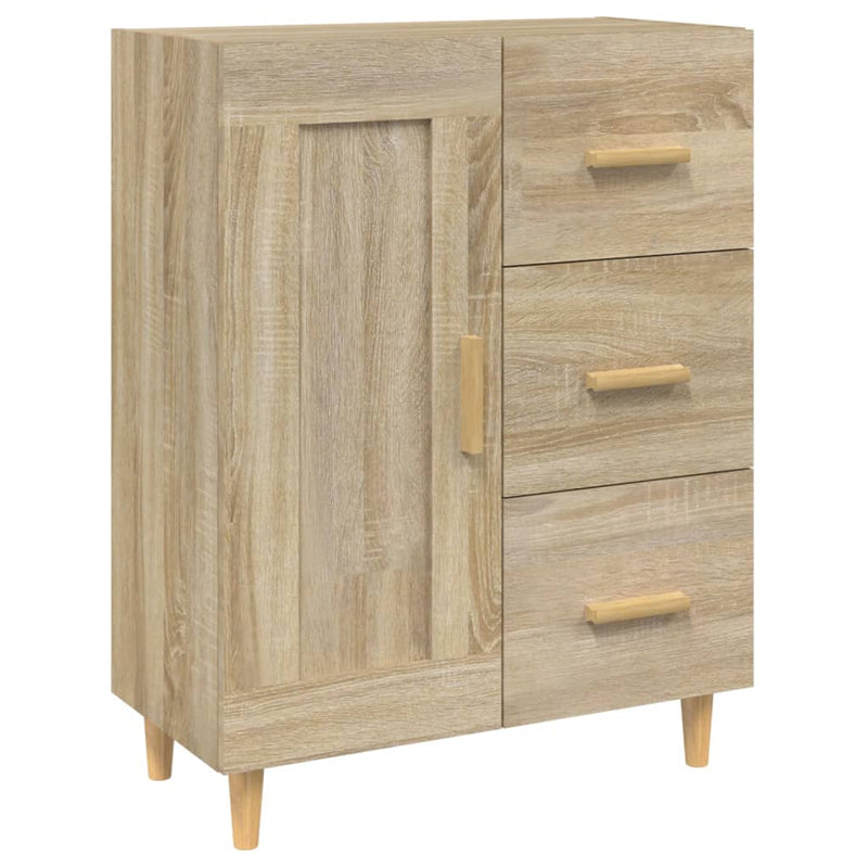 Dulap, stejar sonoma, 69,5x34x90 cm, lemn compozit