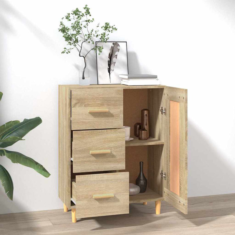 Dulap, stejar sonoma, 69,5x34x90 cm, lemn compozit